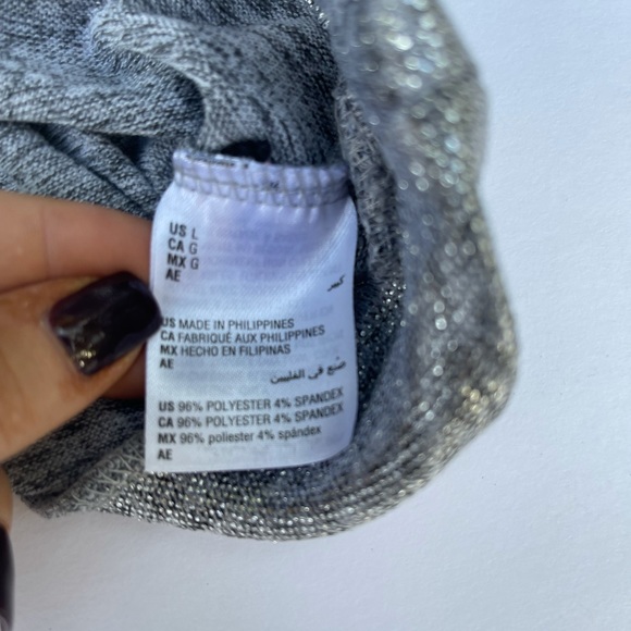 Silver Top with Stud Details - Picture 8 of 10